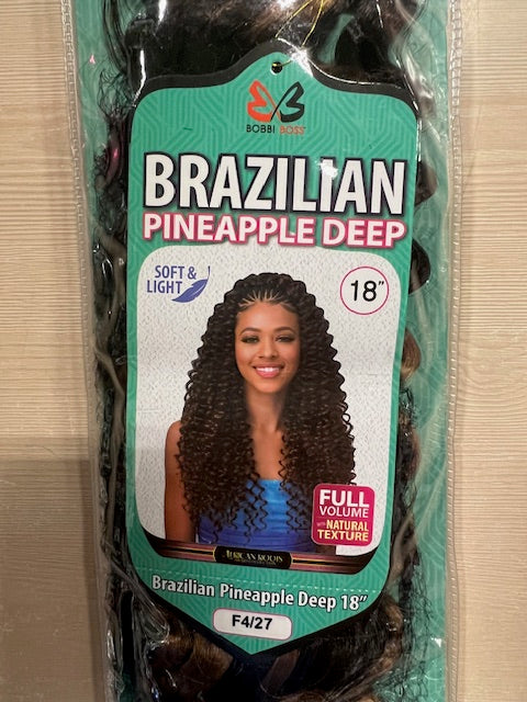 Bobbi Boss Brazilian Pineapple Deep Crochet Hair 18