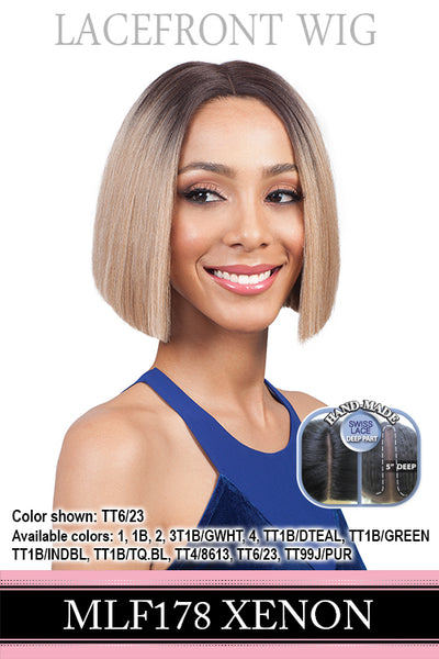 BOBBI BOSS SYNTHETIC LACE FRONT WIG MLF178 XENON