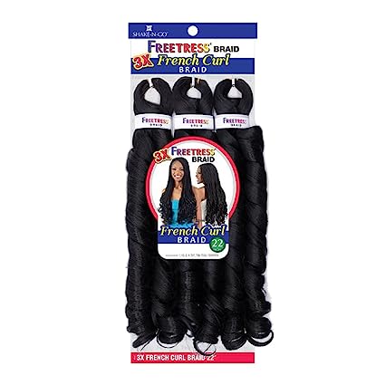 FreeTress 3X French Curl Braid 22"
