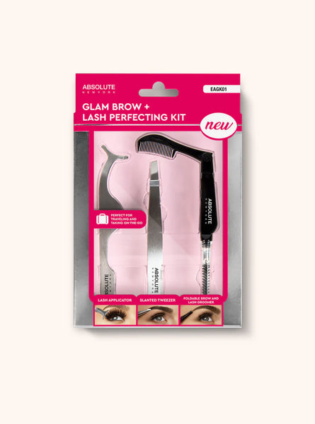 ABSOLUTE NEW YORK Glam Brow + Lash Perfecting Kit (EAGK01)