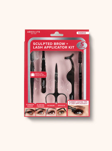 ABSOLUTE NEW YORK Sculpted Brow + Lash Applicator Kit. (EAGK02)