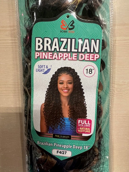 Bobbi Boss Brazilian Pineapple Deep Crochet Hair 18"