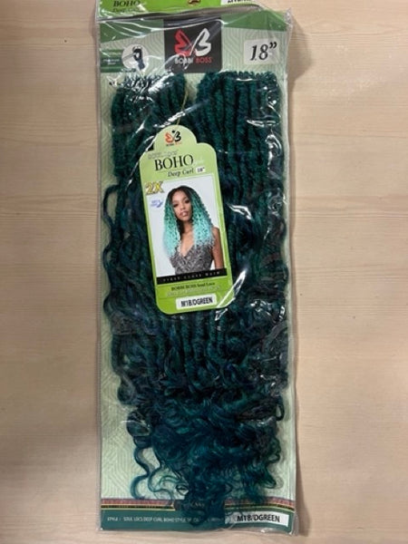 BOBBI BOSS 2X SOUL LOCS DEEP CURL BOHO STYLE 18"