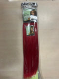 BEAUTY ELEMENTS BIJOUX 100% HUMAN HAIR NEW YAKI 16 INCH SPECIAL COLOR NRED