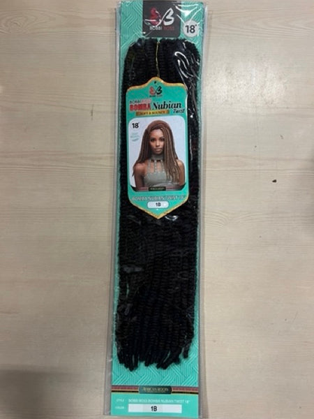 BOBBI BOSS CROCHET BRAID BOMBA NUBIAN TWIST 18"