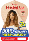 Outre Boho Wet & Wavy Vibe Beach Braid 14" 3X