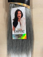 Sensationnel Empire Yaki 100% Human Hair Grey Colors
