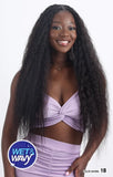 FREETRESS 100% HUMAN WET N WAVY SUPER BULK 18 INCH BY SHAKE N GO