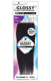 Glossy HD 4x4 Straight Closure 12"