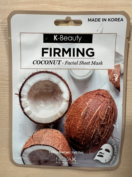 K-Beauty Firming Coconut Facial Mask