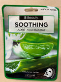 K-Beauty Soothing Aloe Facial Sheet Mask