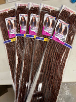 5 Packs Special Deal for FreeTress 2X Indie Disctressed Locs 26"
