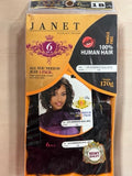 JANET MODERATO WEAVING 6PCS 100% HUMAN HAIR