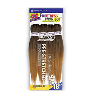 Freetress Synthetic Pre Stretched Braid - 4X BRAID 301 18"