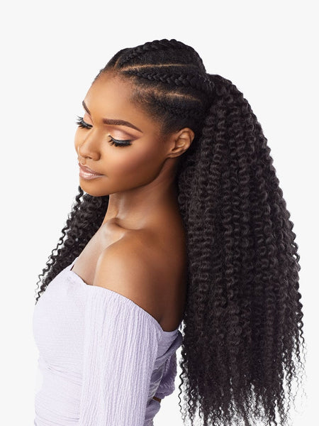 LULUTRESS 3X DRIP CURL 20" CROCHET BRAID BY SENSATIONNEL