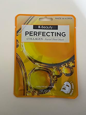 K-BEAUTY PERFECTING COLLAGEN FACIAL SHEET MASK