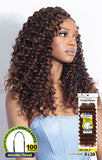 ORGANIQUE FEATHER CROCHET (MIRACLE KNOT) DEEP CURL 18 INCH BY SHAKE N GO