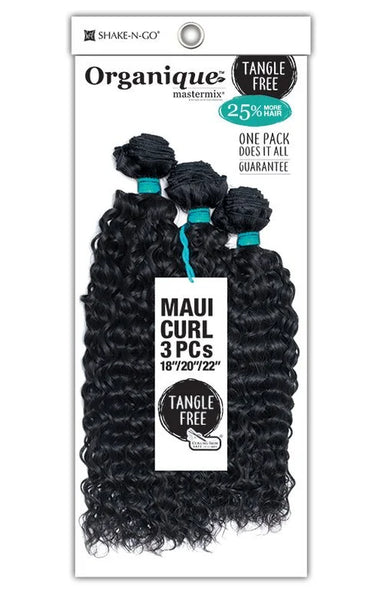 ORGANIQUE MAUI CURL 3PCS BY SHAKE N GO