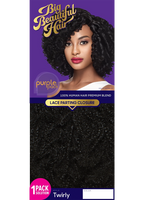 Outre Big Beautiful Hair Purple Pack Twirly with Lace Parting Closure