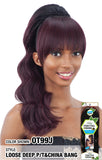 EQUAL DRAWSTRING LOOSE DEEP & CHINA BANG BY SHAKE N GO (CLEARANCE SALE)