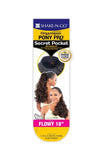 ORGANIQUE DRAWSTRING PONY TAIL FLOWY 18" SECRET POCKET PONY PRO BY SHAKE N GO