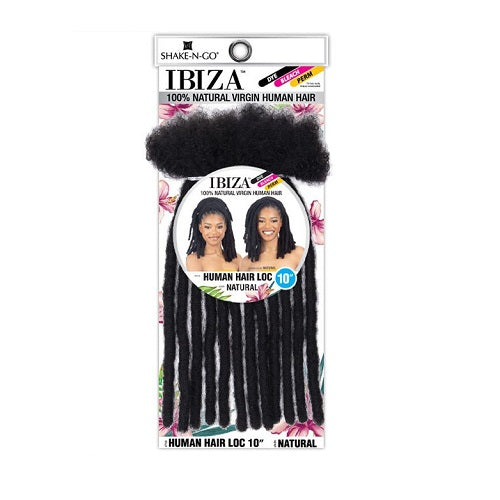 Ibiza 100% Natural Virgin Human hair Loc (NATURAL COLOR)