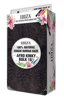 Ibiza 100% Natural Virgin Human Hair Braid - AFRO KINKY BULK