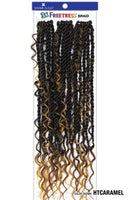 Shake-N-Go Freetress Synthetic Crochet Braids - 3X Rebel Boho Twist 22"