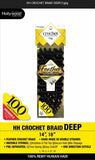 ZURY FEATHER (MIRACLE KNOT) 100% HUMAN HAIR CROCHET BRAID DEEP WAVE
