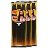[3 PACKS DEAL] Royal Zury Synthetic 3X Value Pack Pre-Stretched 22" Crochet Braid YAKY BRAID 3X w/Filigree