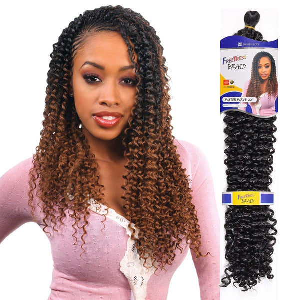FREETRESS SYNTHETIC CROCHET BRAID WATER WAVE 22 INCH