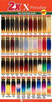 2X X-PRESSION PRE-STRETCHED BRAID 48″