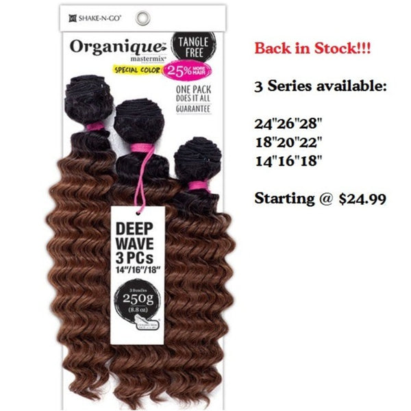 ORGANIQUE DEEP WAVE 3PCS