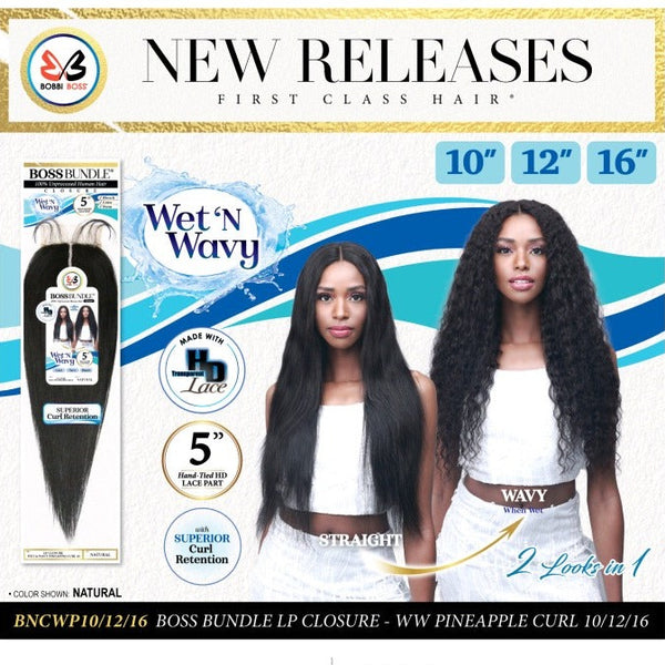 BOSS BUNDLE LP CLOSURE WET N WAVY PINEAPPLE CURL