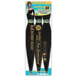 Bobbi Boss 3X Jumbo Braid Feather Tip Pre-Stretched 54"