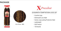 Outre Crochet Braids X-Pression Twisted Up 2X Bonita Temptation Locs 20"