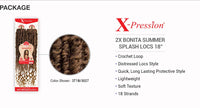 Outre Crochet Braids X-Pression Twisted Up 2X Bonita Summer Splash Locs 18"