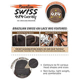 SENSATIONNEL B&N Loose Wave Brazilian Swiss 4x4 Lace wig